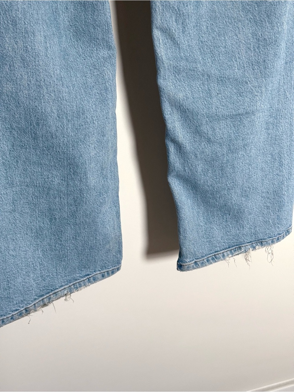 AYR Light Blue Wide-Leg Ripped Jeans - Picture 9 of 16